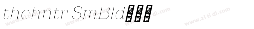 Athachantr SemiBold字体转换